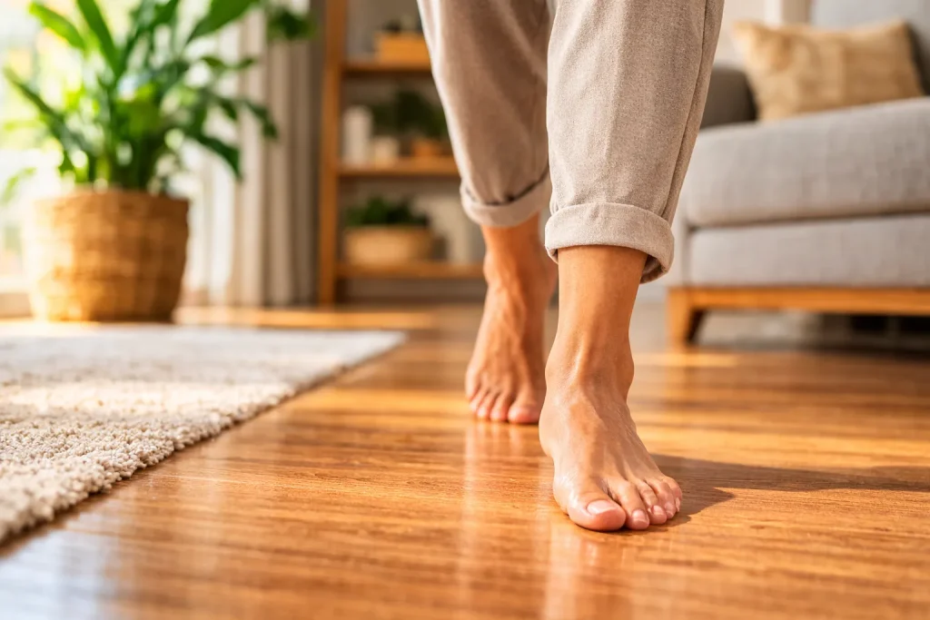 7 Raisons Puissantes pour lesquelles marcher pieds nus chez soi améliore votre équilibre en 2026