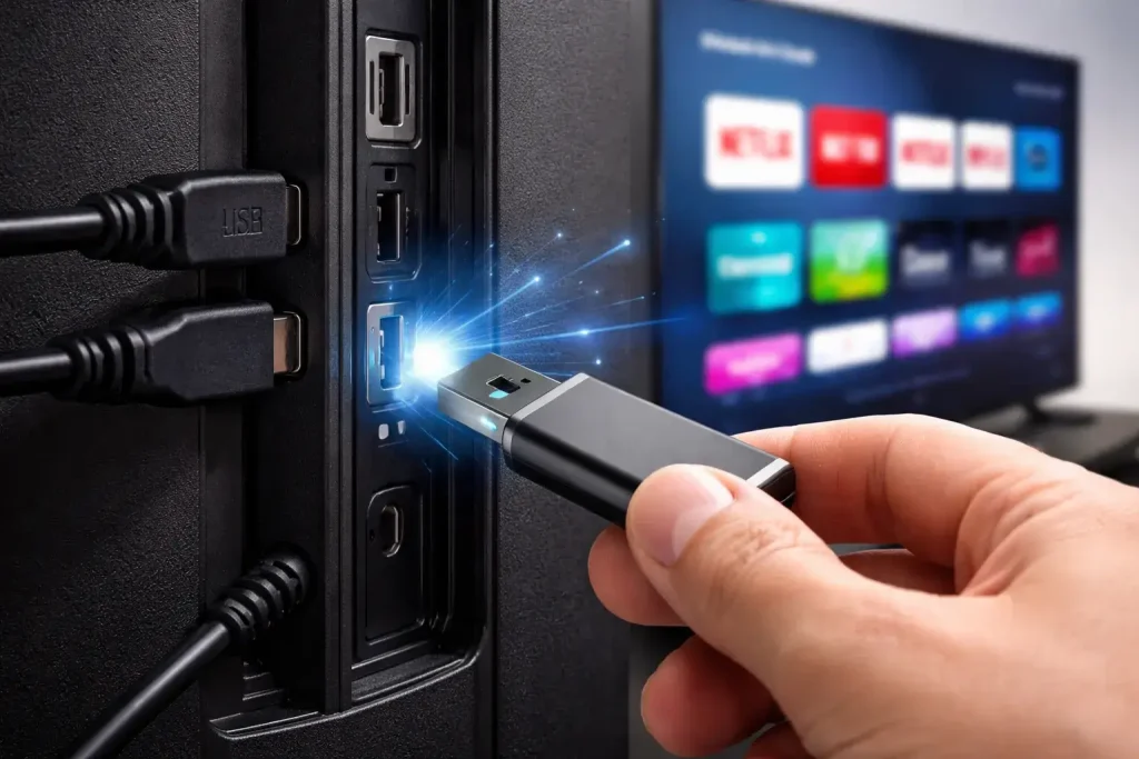 USB TV : 7 secrets puissants du petit port caché de votre télévision en 2026